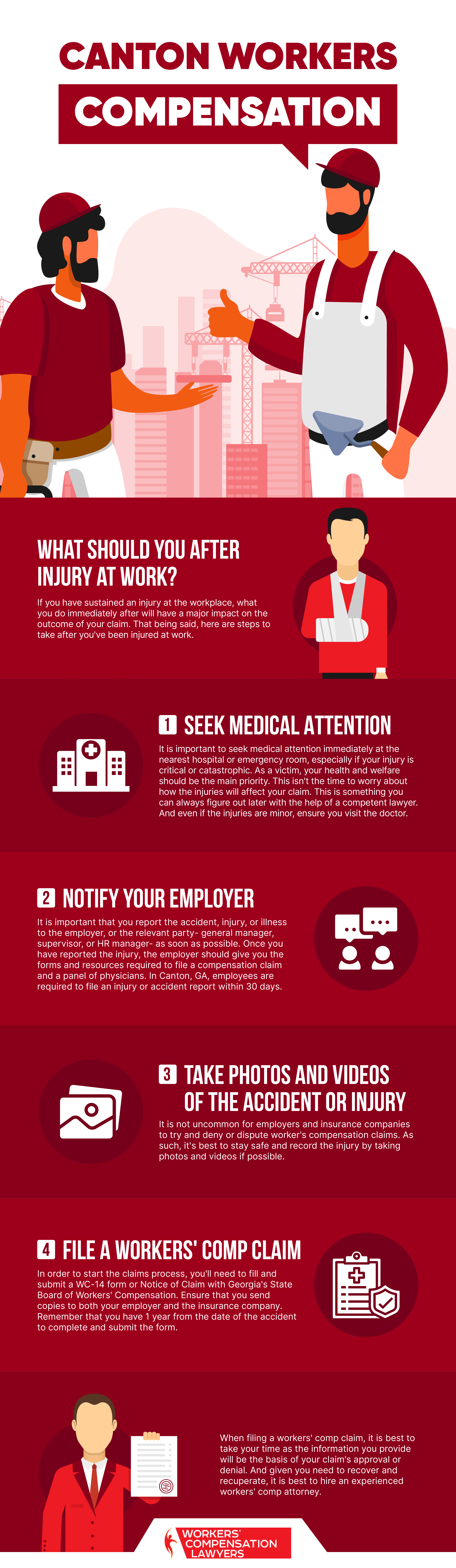 Canton Workers Compensation Infographic
