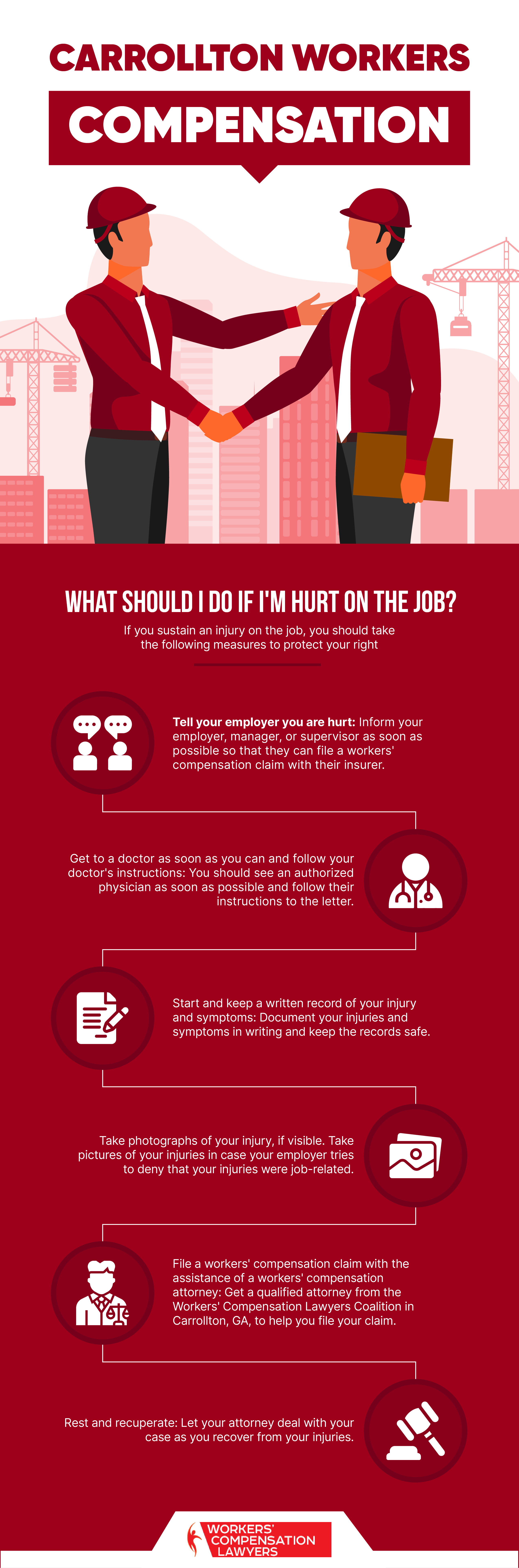 Carrollton Workers Compensation Infographic