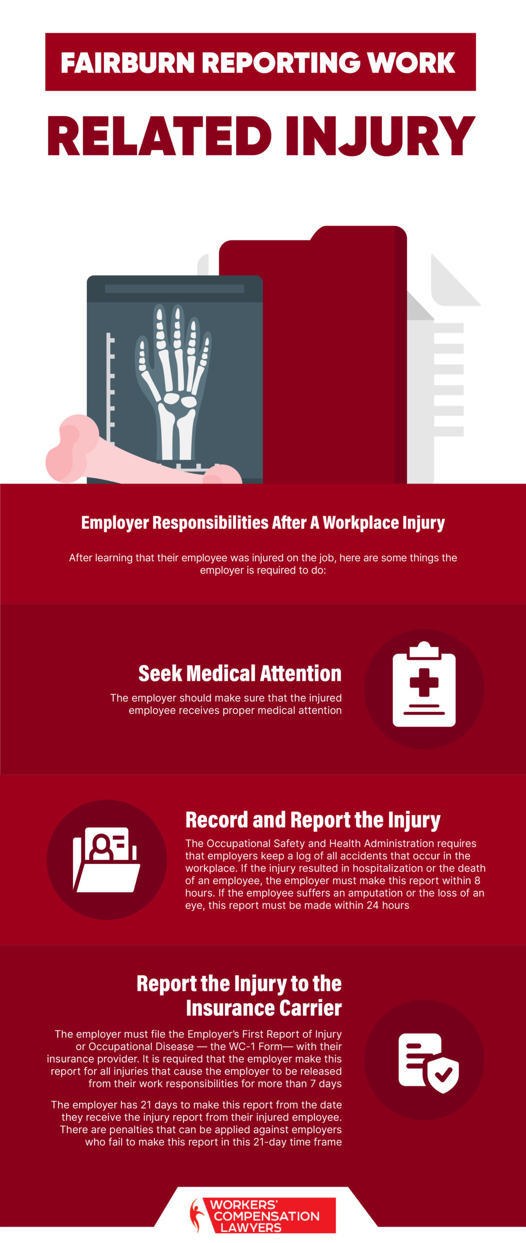 Fairburn Related Work Injury Infographic
