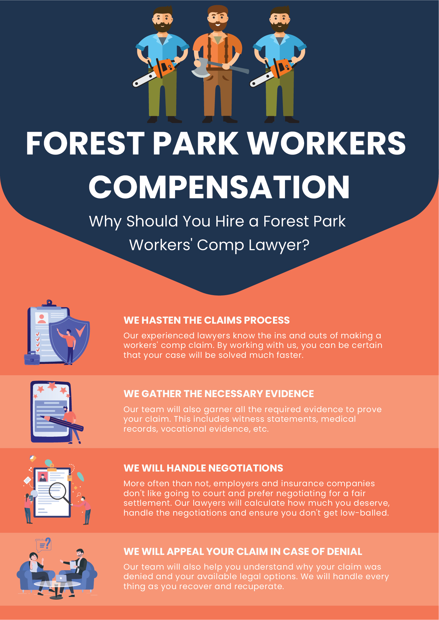 Forest Park Workers Compensation Infographic