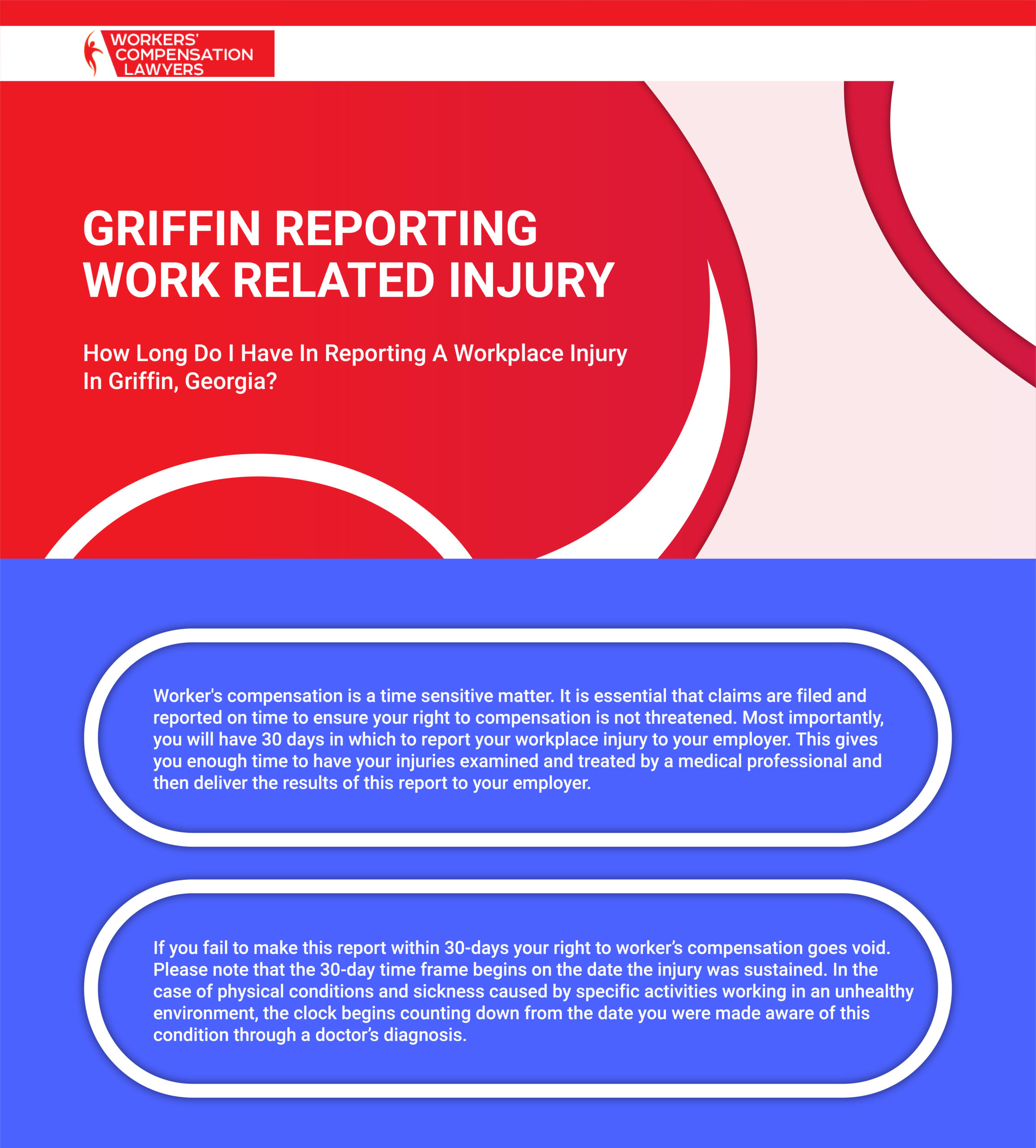 Griffin Reporting Work Injury Infographic