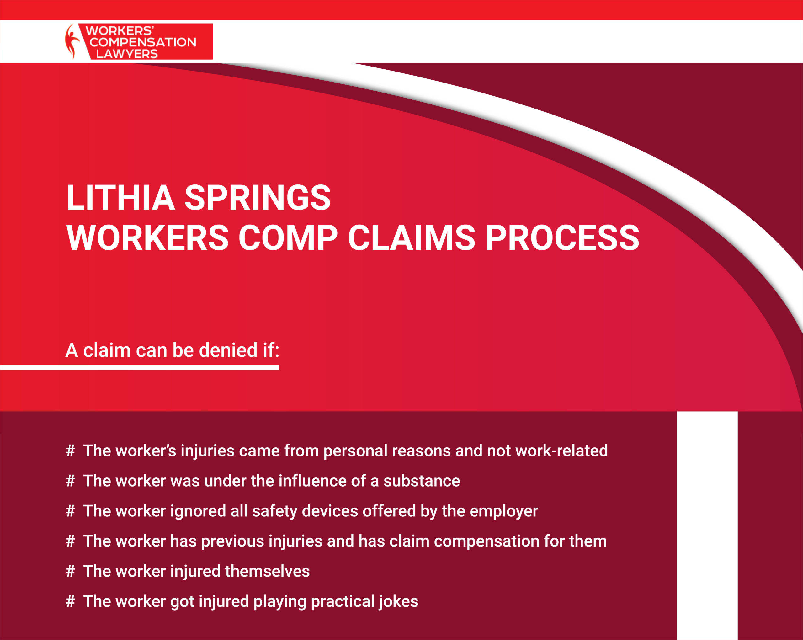 Lithia Springs Workers Compensation Claims Process Infographic