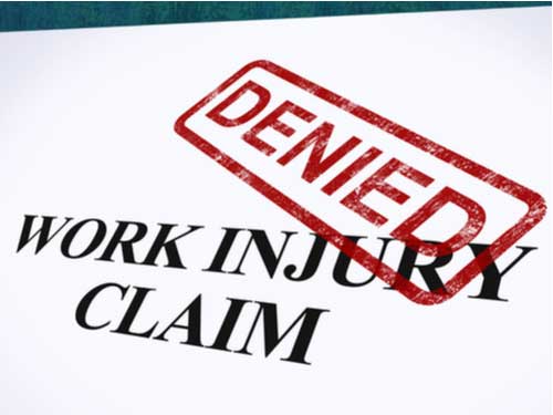 Denied work injury claim, concept of Redan workers' compensation lawyer