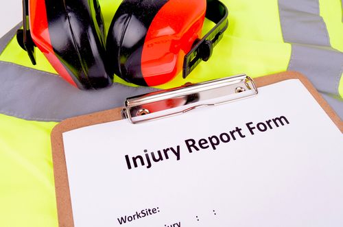 concept of reporting a work-related injury in Cartersville, GA